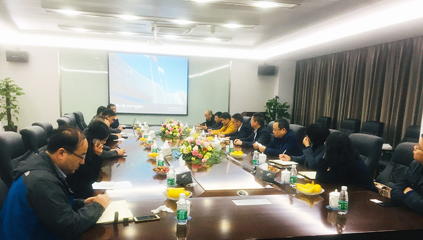 宁波市经信委领导莅临浩辰调研座谈